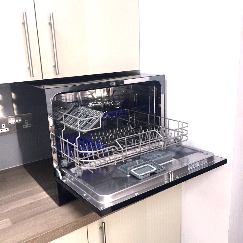 silver table top dishwasher